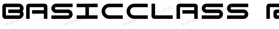BASICCLASS Regular字体转换